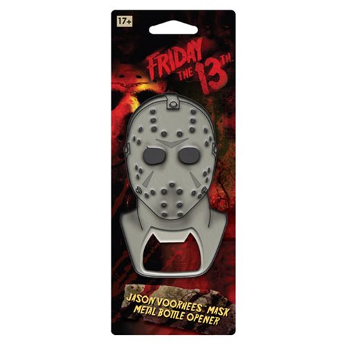 Friday the 13th Jason Mask Metal Bottle Opener